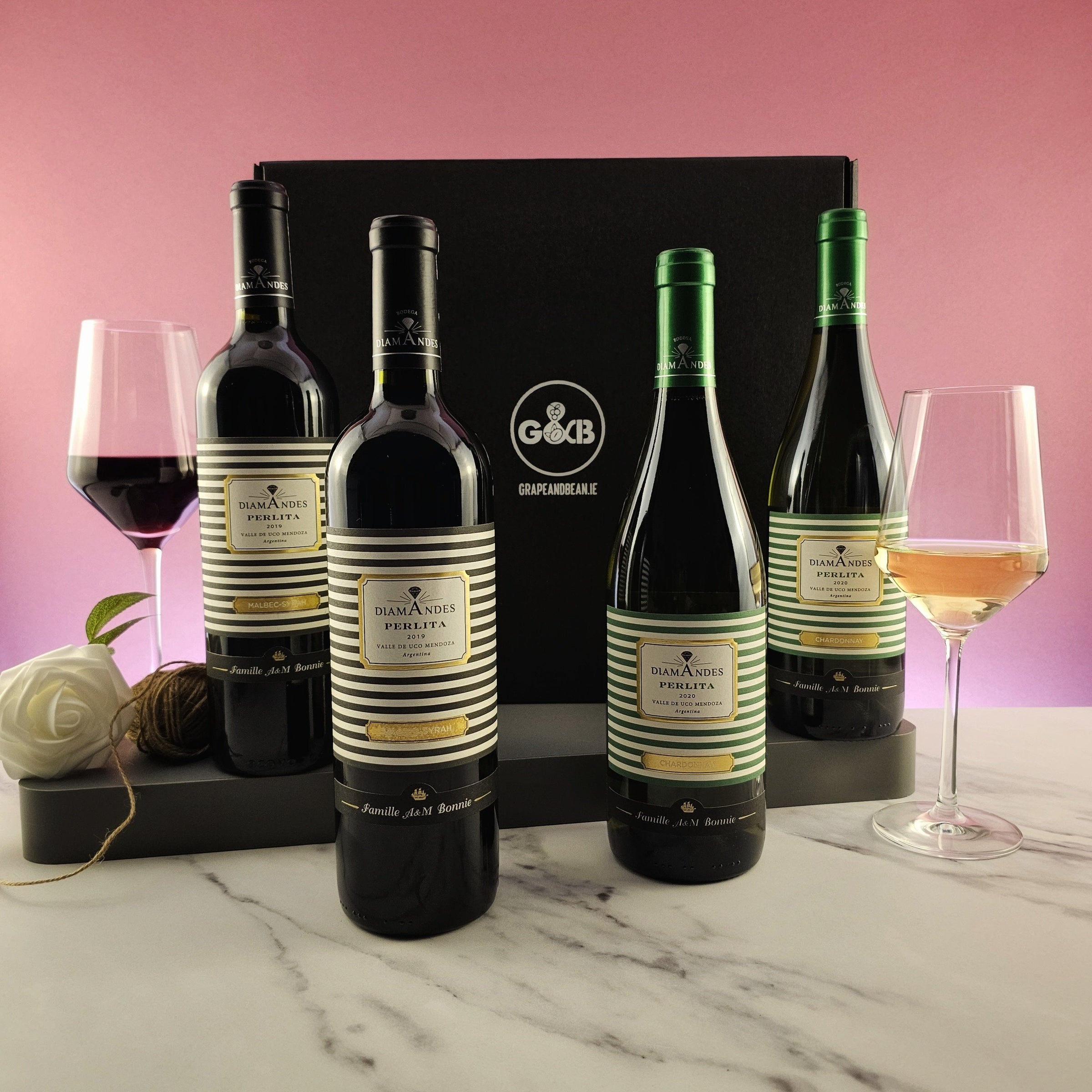 4 Bottle Wine Gifts - Grape & Bean