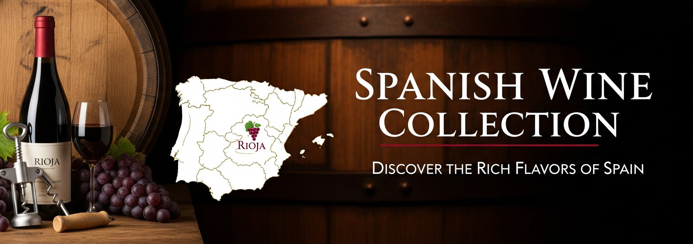 Spanish Wine - Grape & Bean