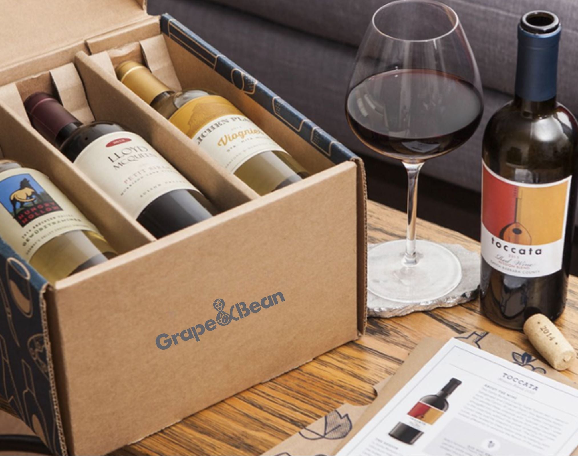 Wine Club Gifts - Grape & Bean