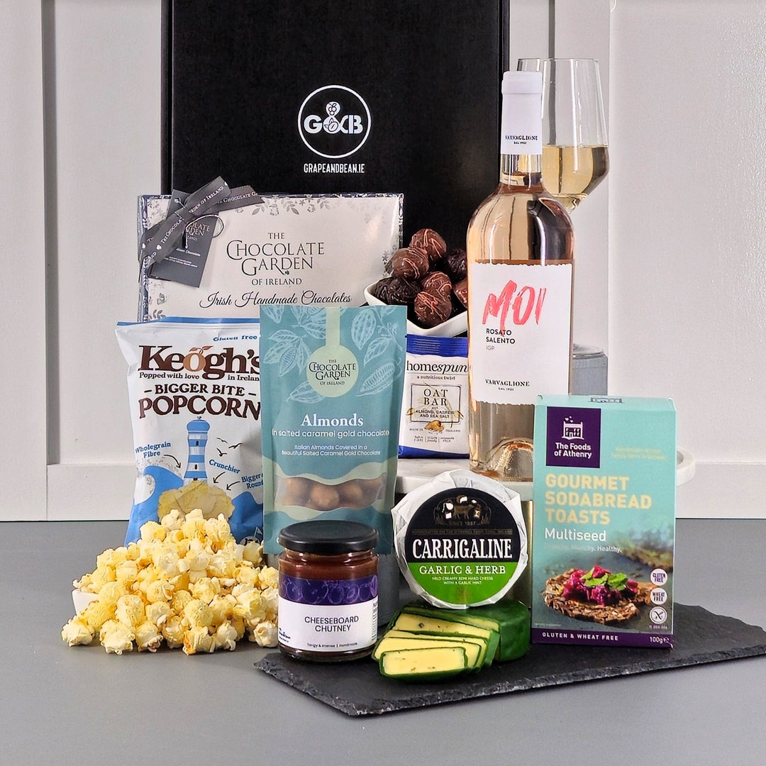 Gluten Free Irish Hamper with Rosé Wine