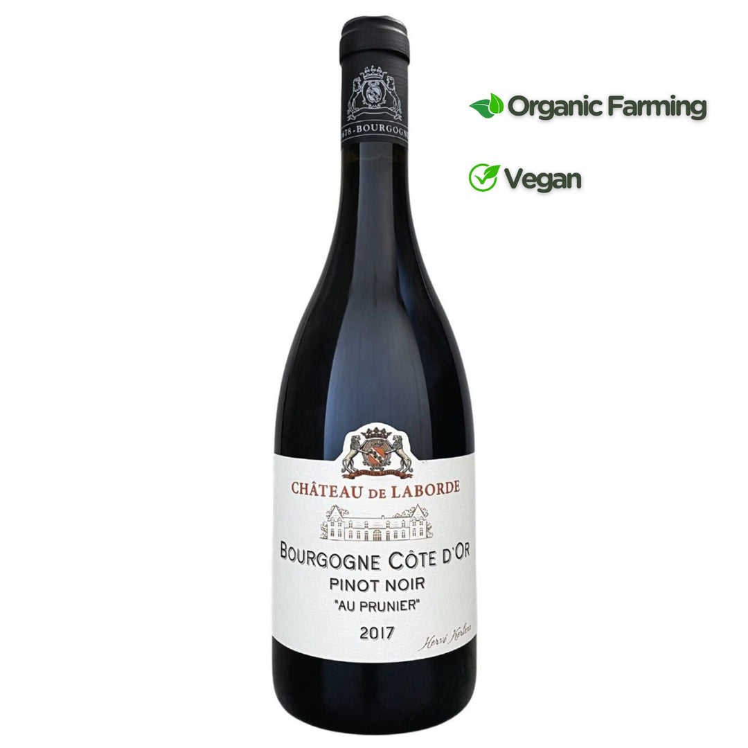 Ch.Laborde Pinot Noir "Au Prunier" Burgundy France - Grape & Bean