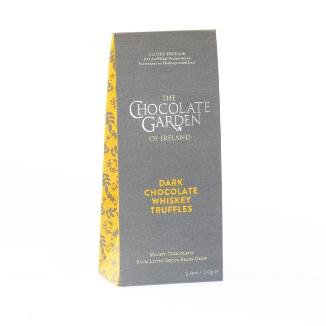 Chocolate Garden Dark Chocolate Whiskey Truffle Pouch 110g - Grape & Bean