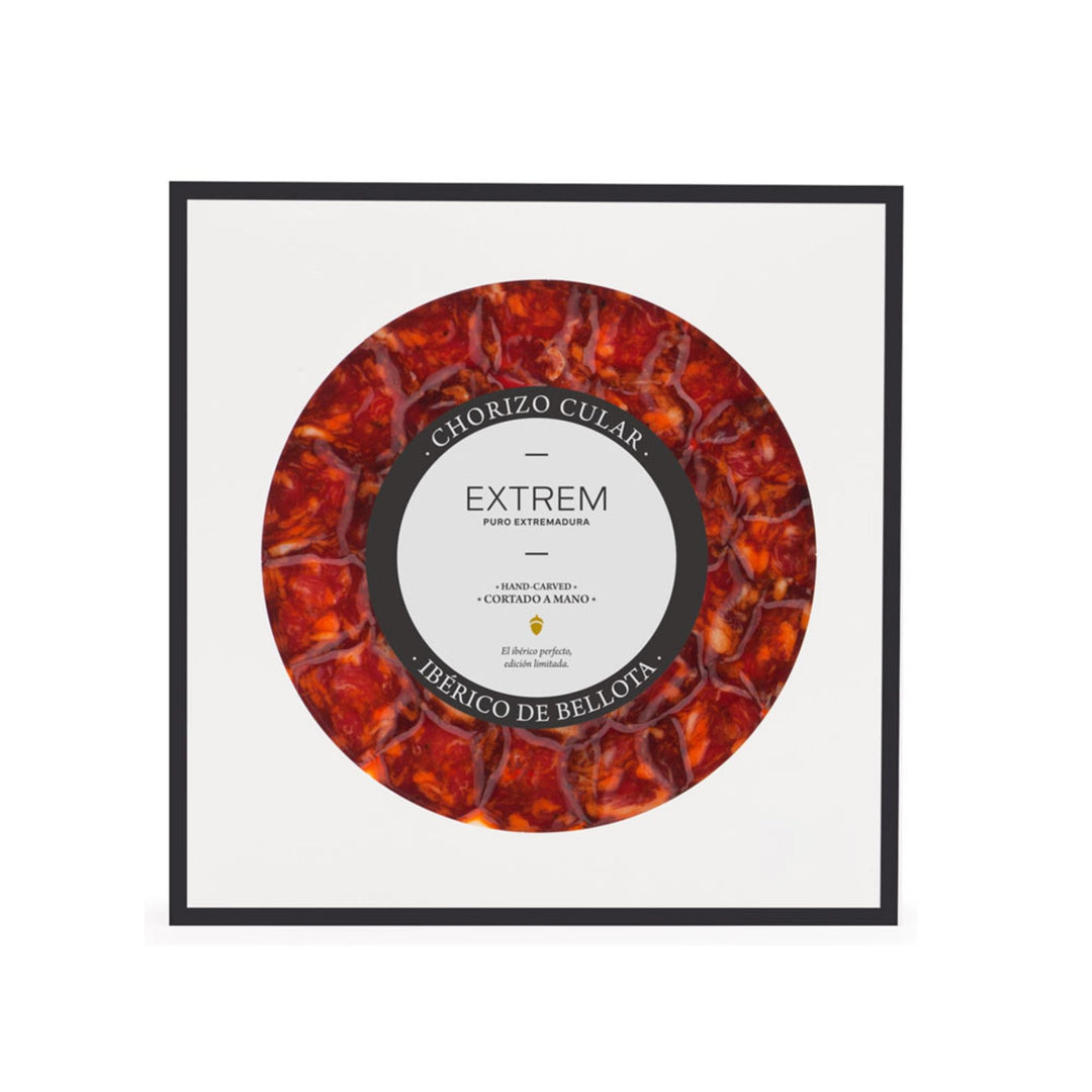 Iberian Acorn - fed Chorizo 40g, Dehesa de Extremadura, Spain - Grape & Bean