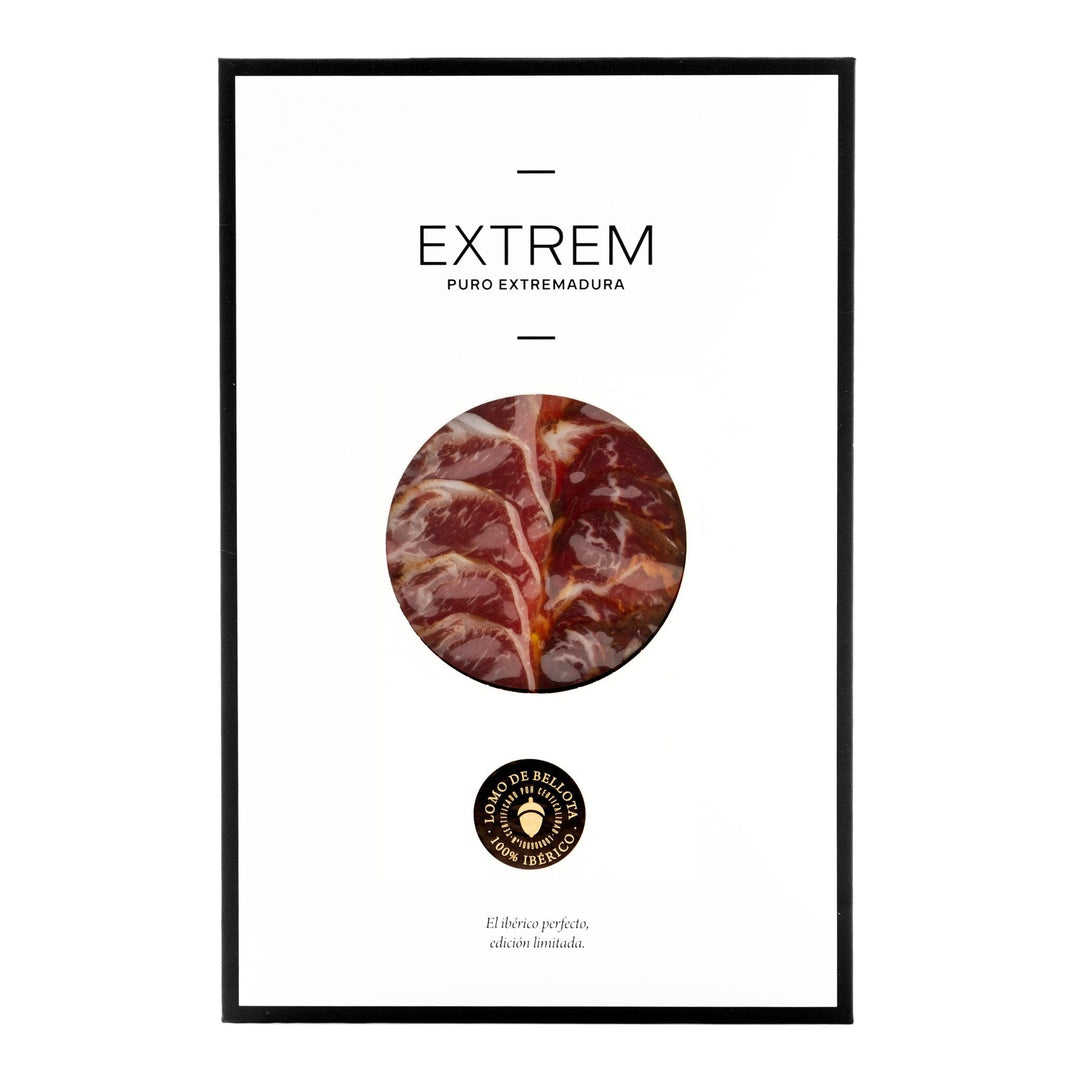 Iberian acorn - fed Pork Loin 80g, Dehesa de Extremadura, Spain - Grape & Bean