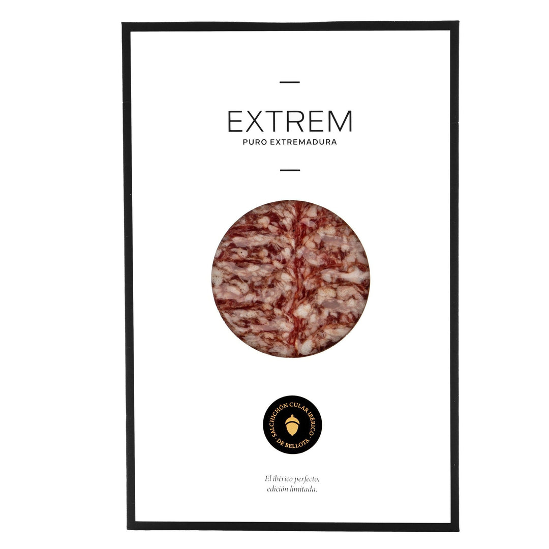 Iberian acorn - fed Salchichon Salami 80g, Dehesa de Extremadura, Spain - Grape & Bean
