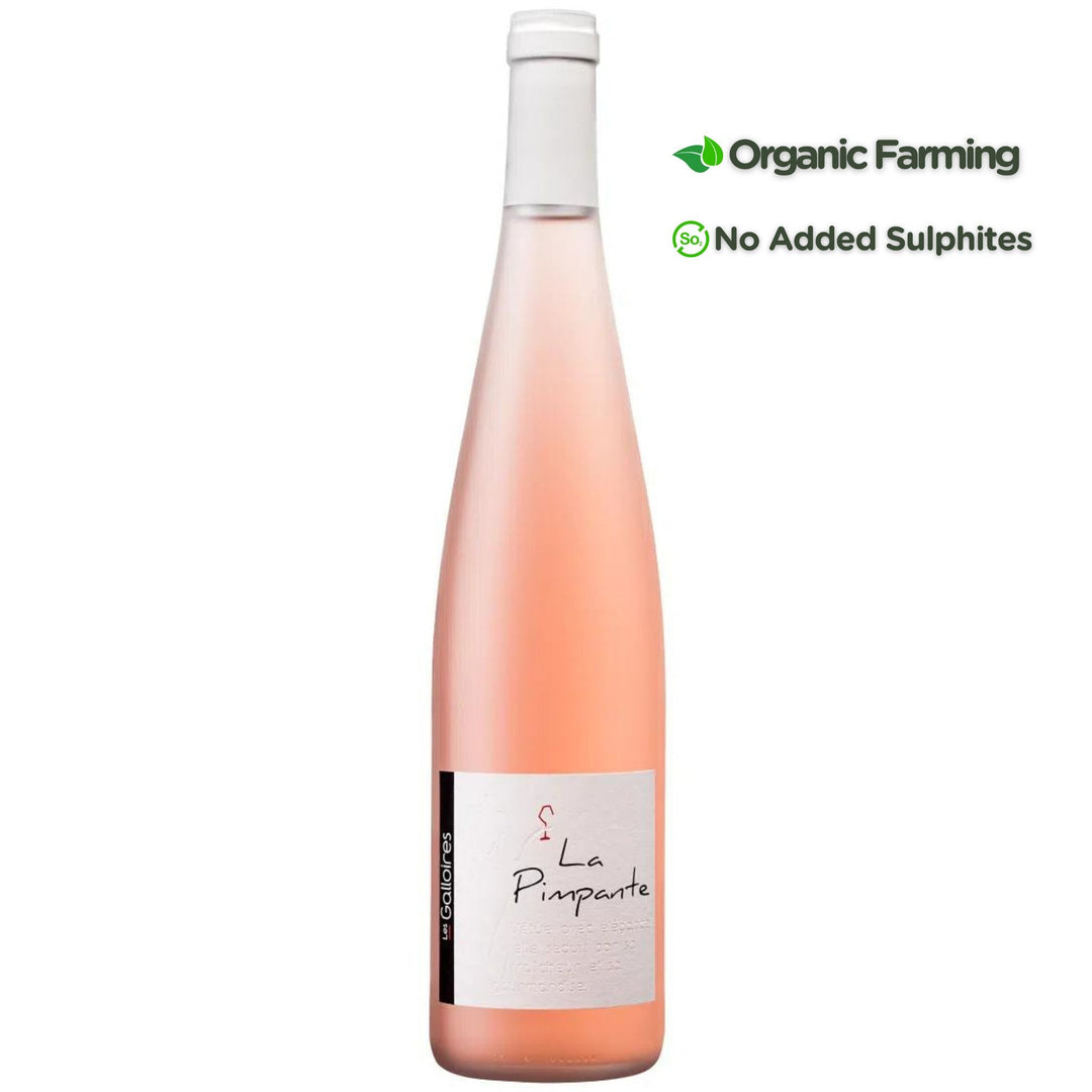 La Pimpante Rose, Domaines des Galloires, Loire valley, France - Grape & Bean