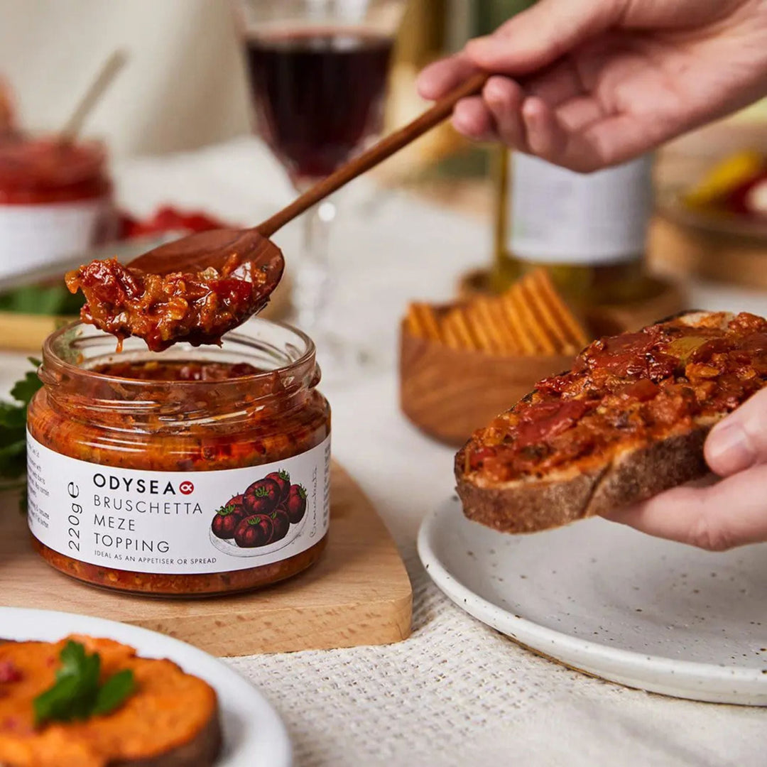 Odysea Bruschetta Meze Topping 220g - Grape & Bean