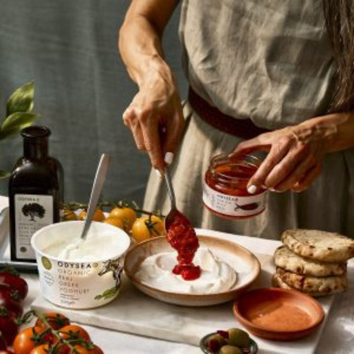 Odysea Harissa Spicy Meze 220g - Grape & Bean