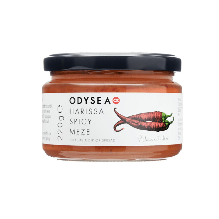 Odysea Harissa Spicy Meze 220g - Grape & Bean