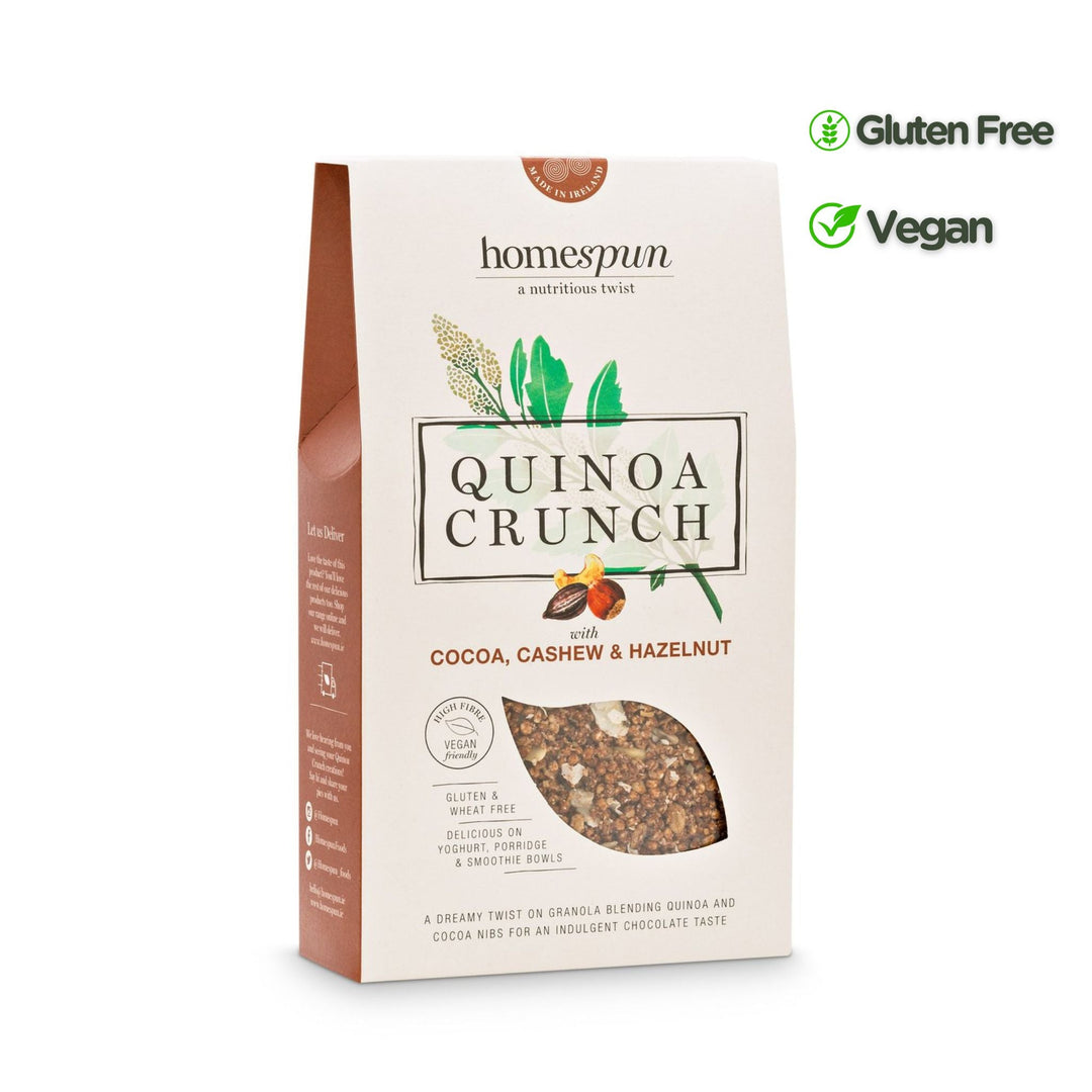 Quinoa Crunch with Coco, Cashew & Hazelnut 275g - Grape & Bean