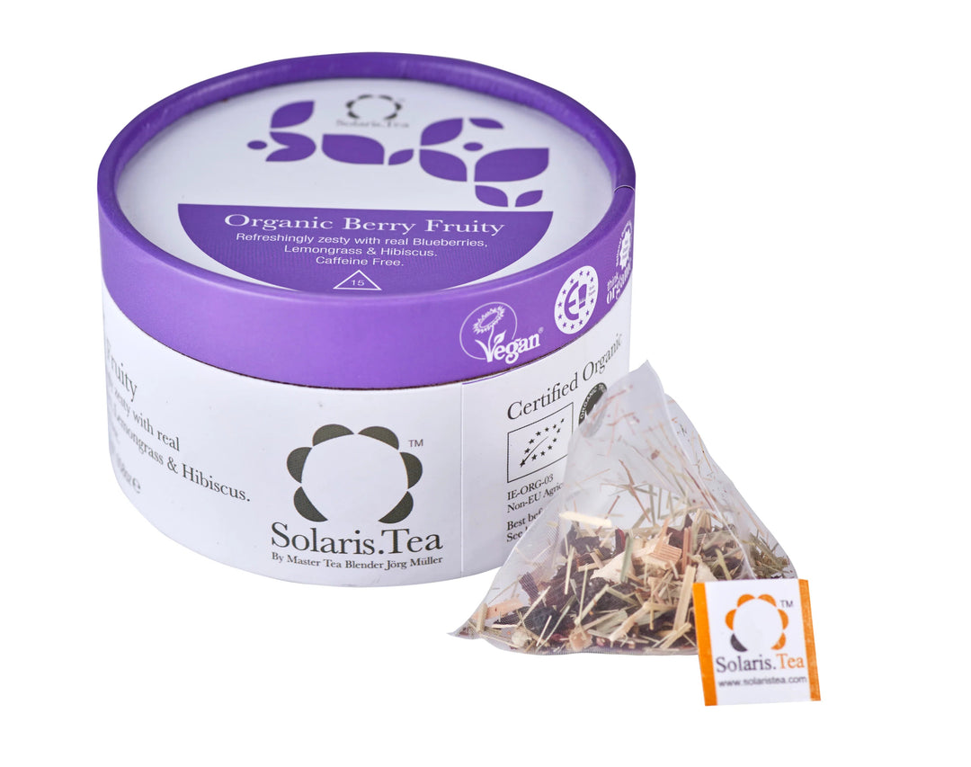 Solaris Organic Berry Fruity Tea Bags 15s - Grape & Bean