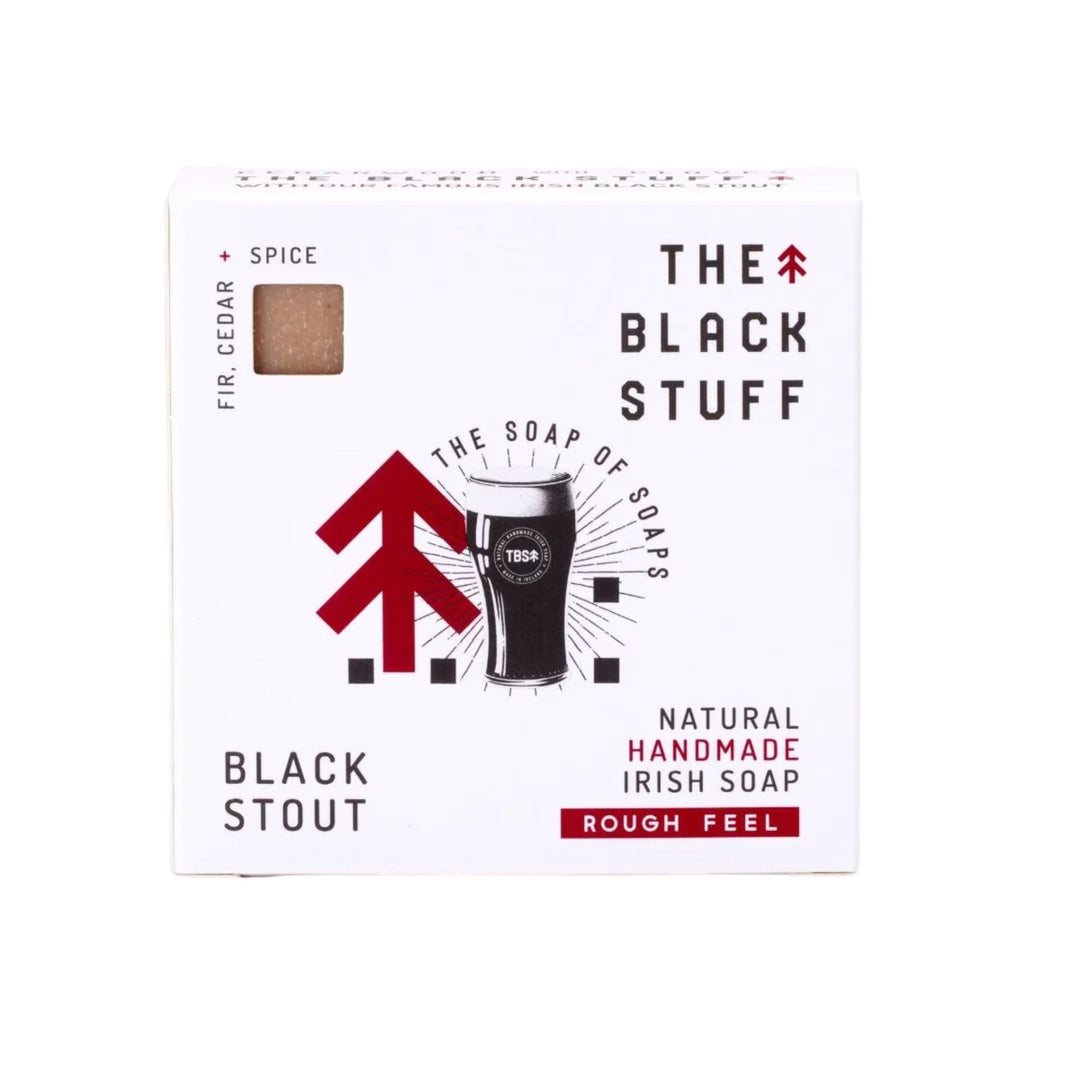 The black stuff Soap - Black Stout - Grape & Bean