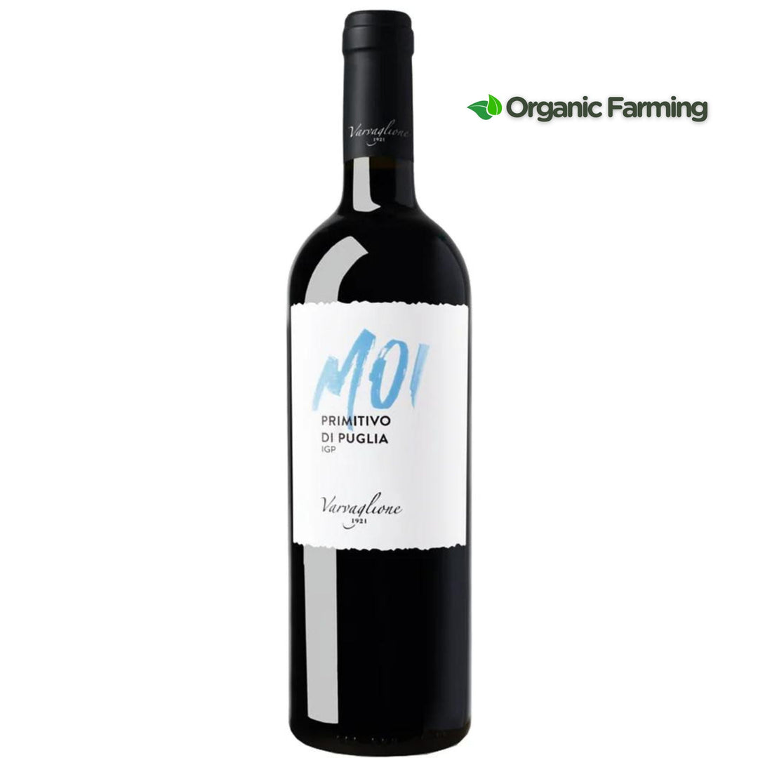 Varvaglione Moi Primitivo Puglia, Italy - Grape & Bean