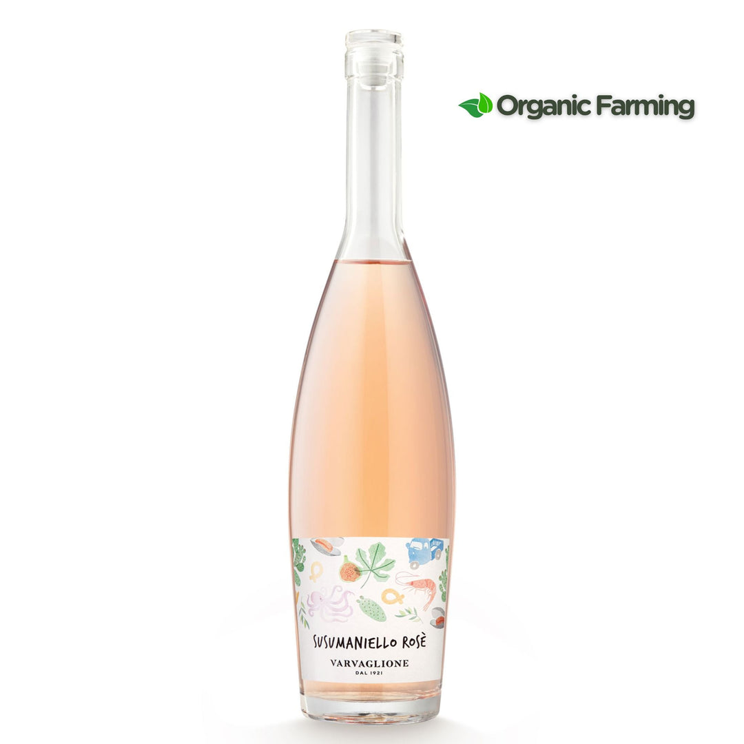 Varvaglione Susamaniello Rosé Magnum 1.5Lt, Puglia, Italy - Grape & Bean