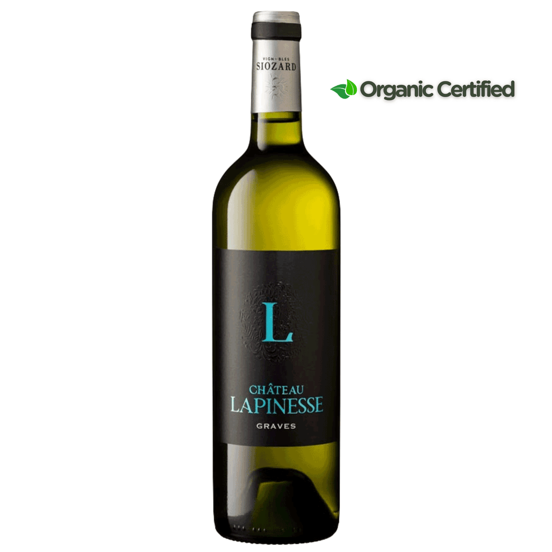 Vignoble Siozard - Chateau Lapinesse Graves Semillon, France - Grape & Bean
