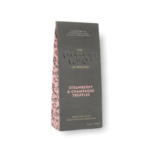Chocolate Garden Strawberry & Champagne Truffle Pouch 110g - Grape & Bean