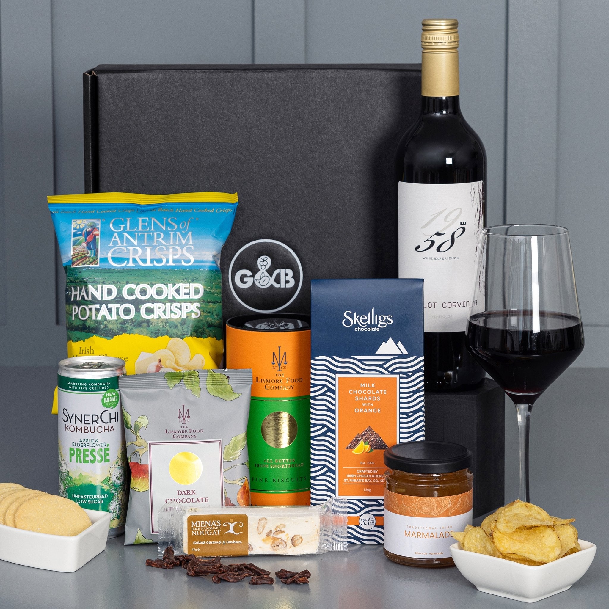Treats of Ireland Hamper with Red Wine Grape & Bean