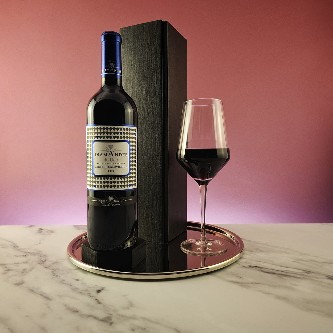 Valle de Uco Argentinian Cabernet Sauvignon Red Wine Gift Pack - Grape & Bean