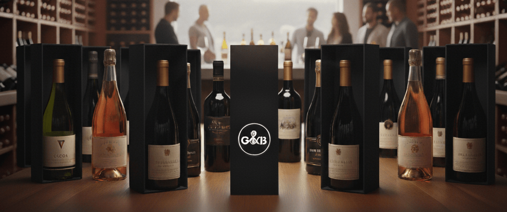 1 bottle Wine Gift - Grape & Bean