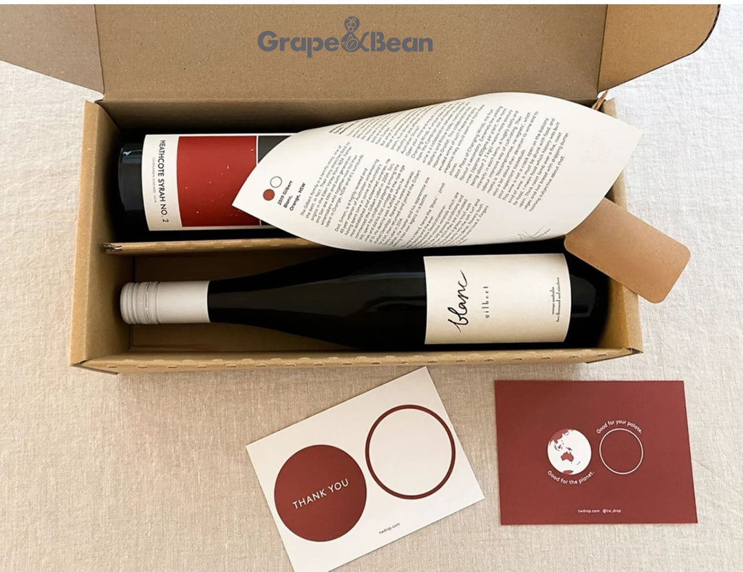 2 Bottle Wine Subscription - Grape & Bean