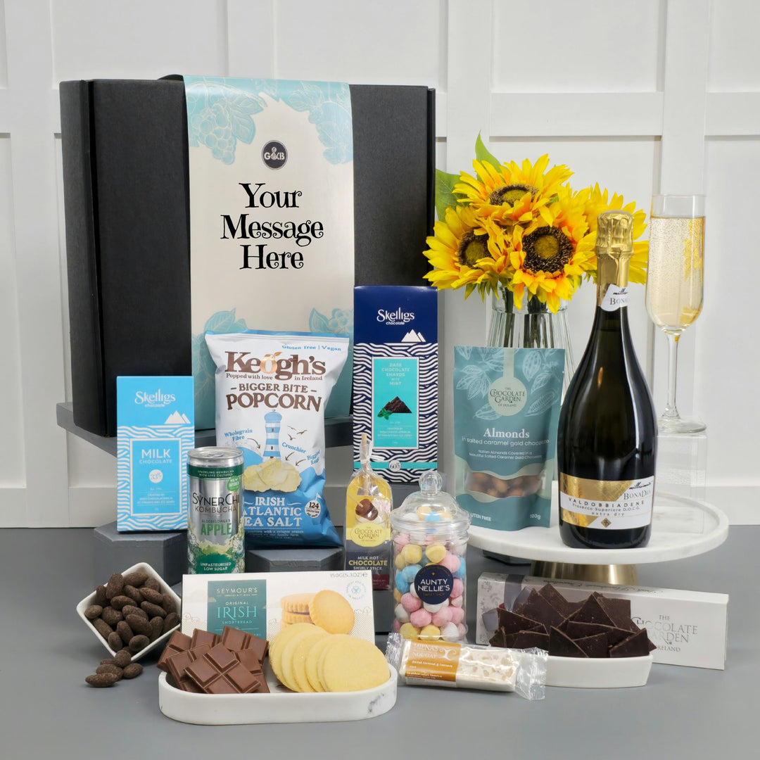 Luxury Sweet Treats of Ireland Hamper - choose your beverage