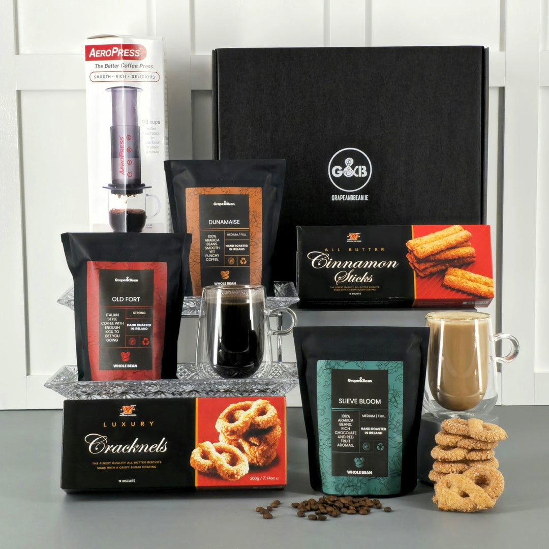 Aeropress & Coffee Gift Set - Choose your coffee - Grape & Bean