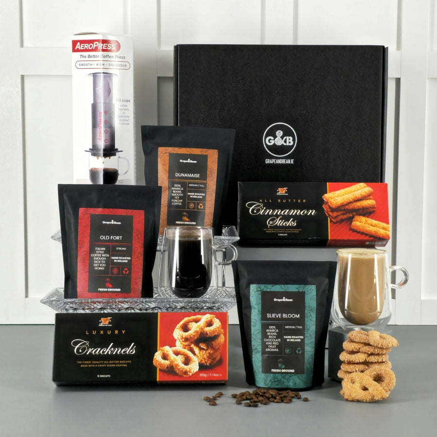 Aeropress & Coffee Gift Set - Choose your coffee - Grape & Bean