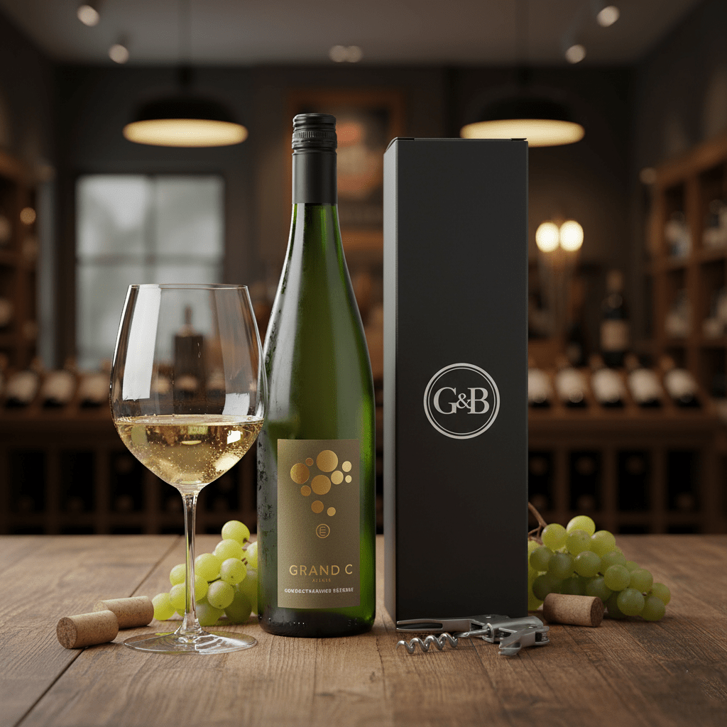 Alsace Gewurztraminer White Wine Gift - Grape & Bean