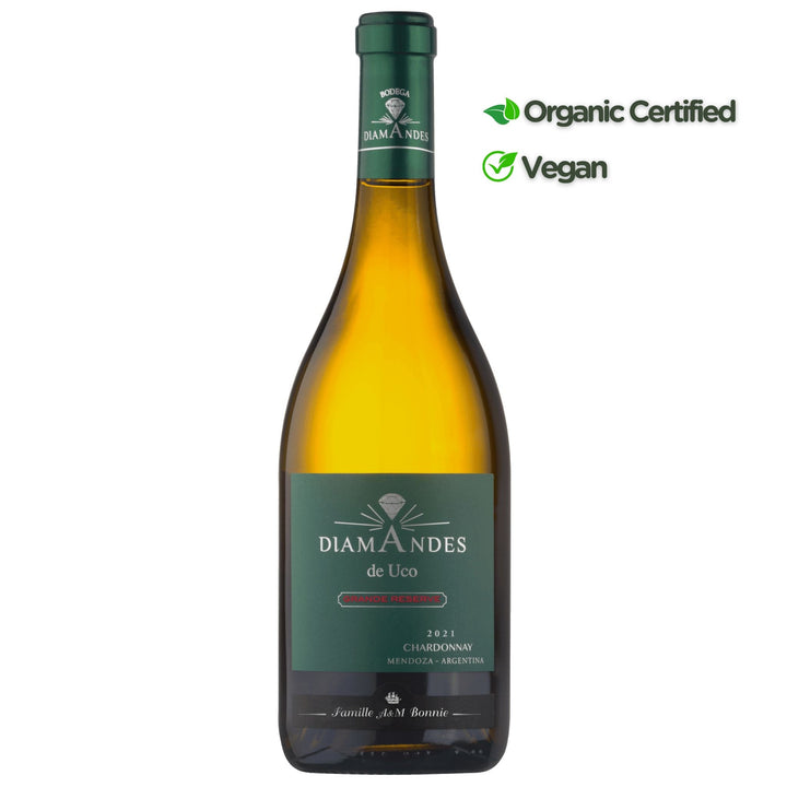 Argentinian Grande Reserve Malbec Cabernet Red & Chardonnay Wine Gift - 2 bottles - Grape & Bean