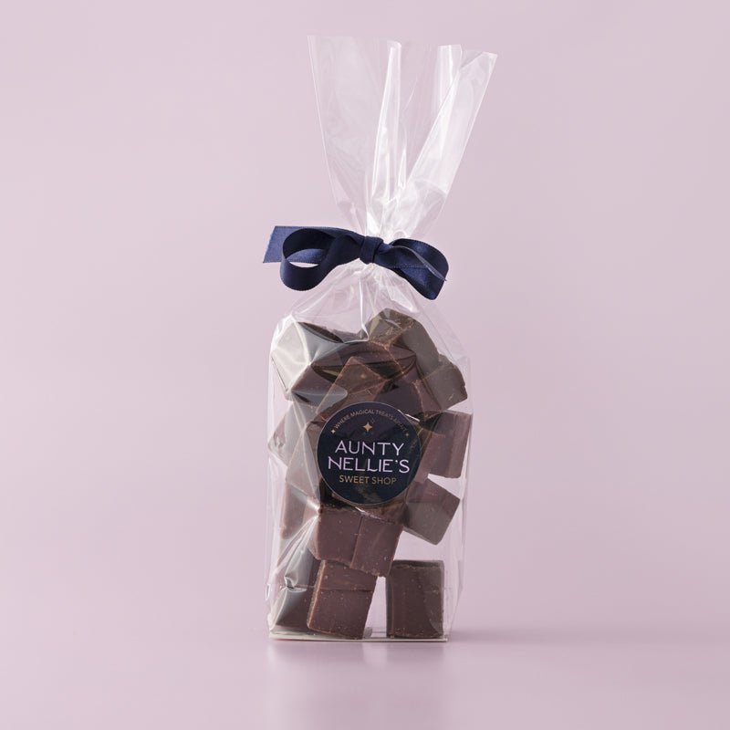 Aunty Nellie's Chocolate Fudge Bag 225g - Grape & Bean