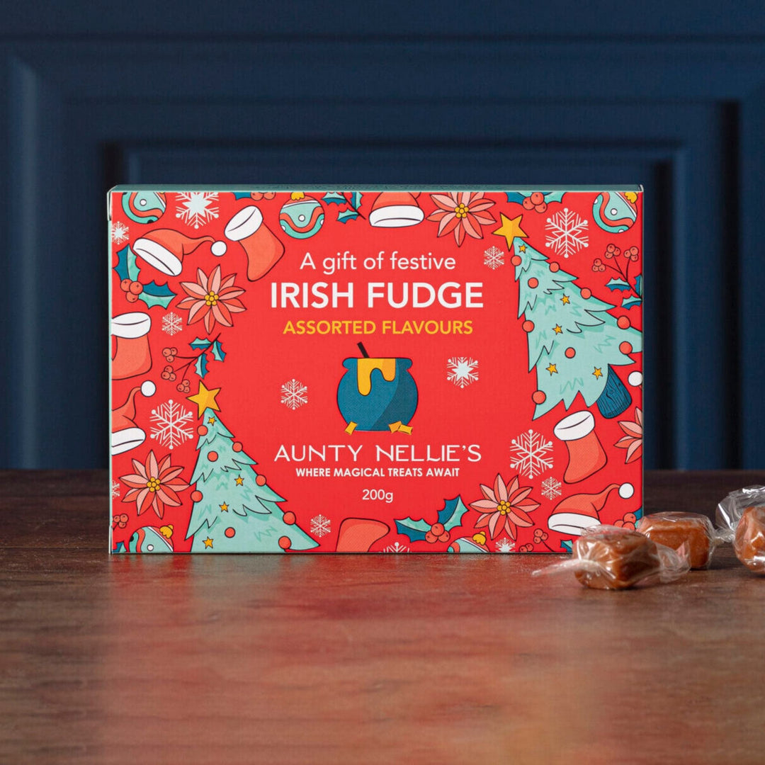 Aunty Nellie's Festive Irish Fudge 200g - Grape & Bean
