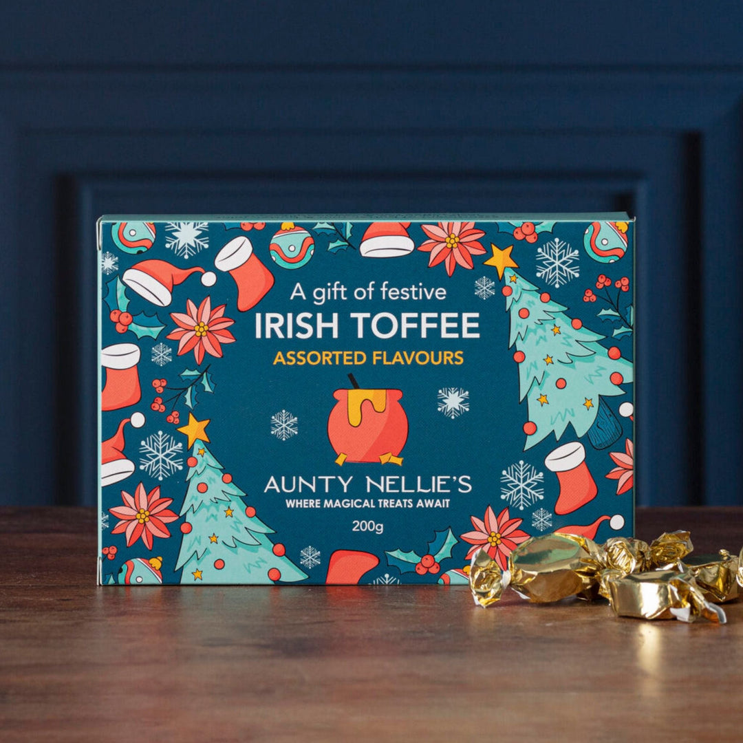 Aunty Nellie's Festive Irish Toffee 200g - Grape & Bean