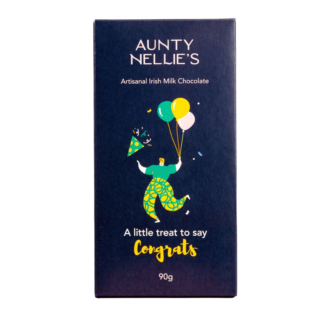 Aunty Nellie's Milk Chocolate Bar 90g - Grape & Bean