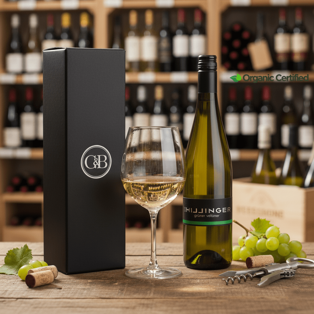 Austrian Gruner Veltliner White Wine Gift - Grape & Bean