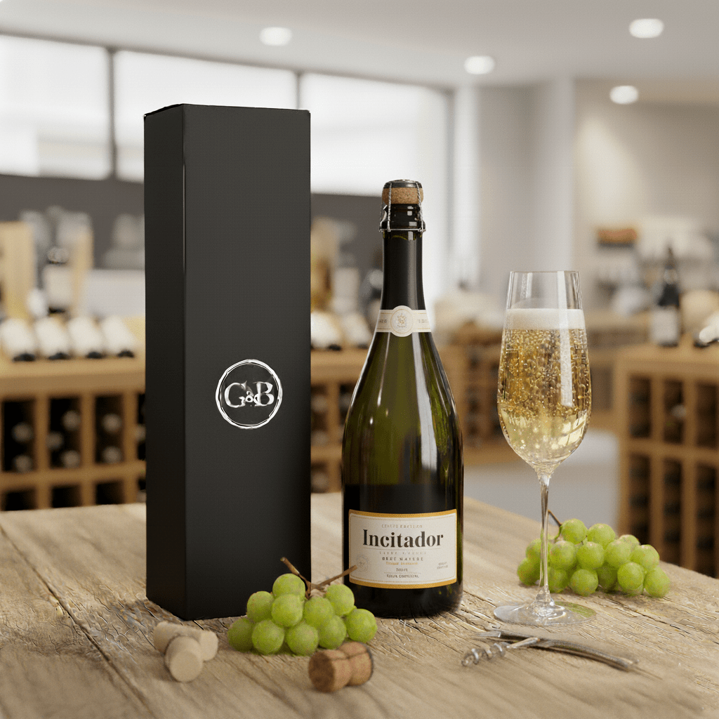 Award - winning Rioja Sparkling Fine Wine Gift - Grape & Bean