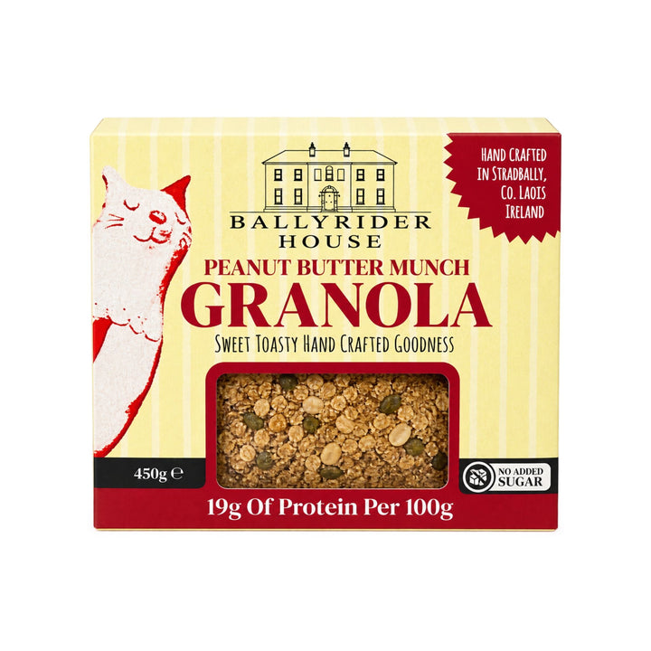 Ballyrider House Peanut Butter Munch Granola 450g - Grape &amp; Bean