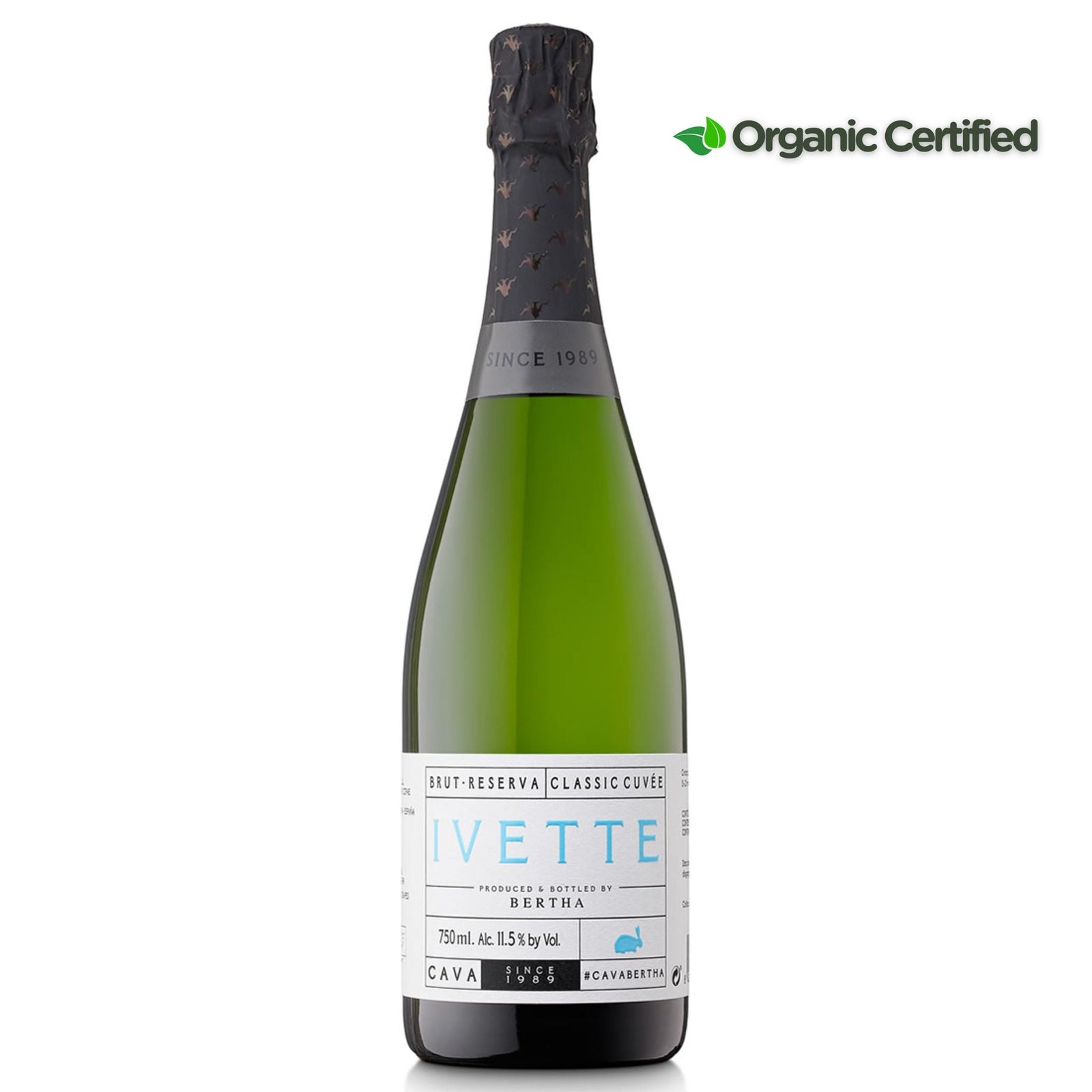 Bertha Ivette Classic Cuvée Brut Reserva, Spain - Grape & Bean