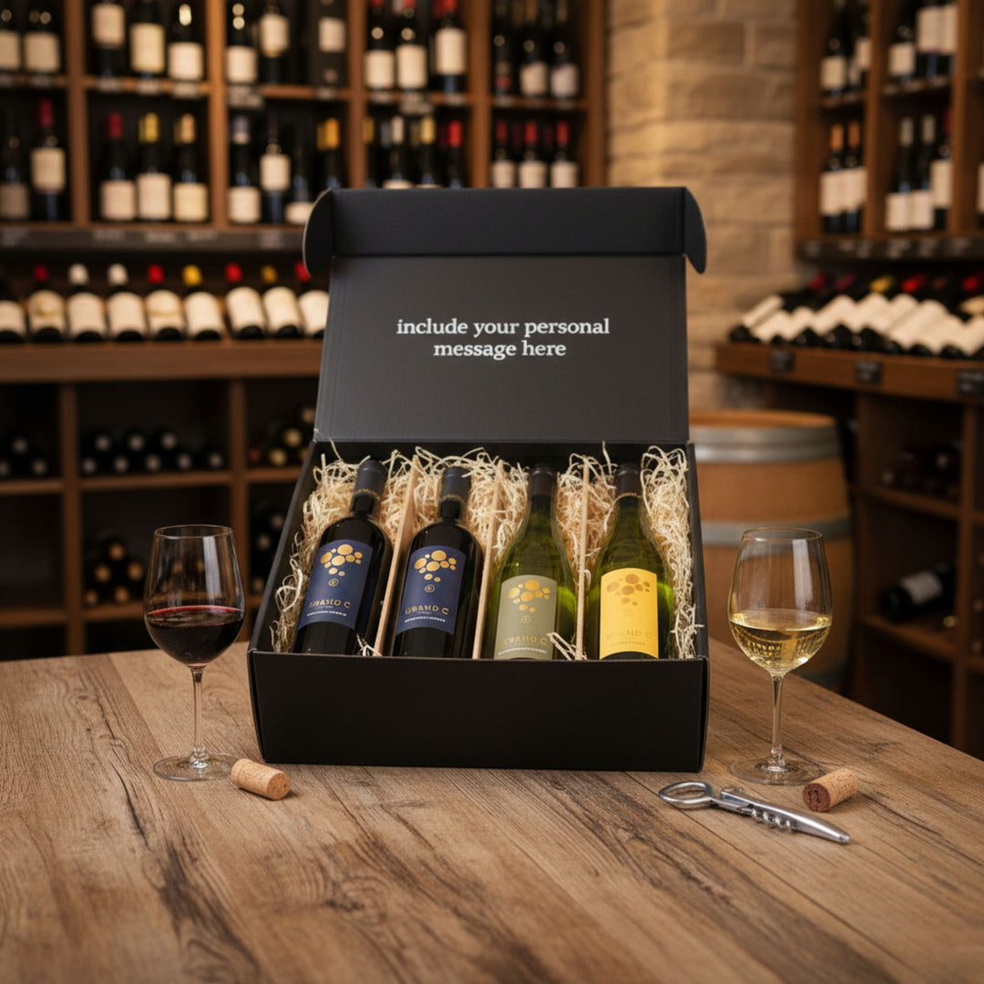 Best of Alsace 4 Bottle Gift Box - Grape & Bean