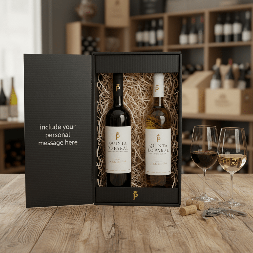 Best of Portugal 2 Bottle Gift Box - Grape & Bean