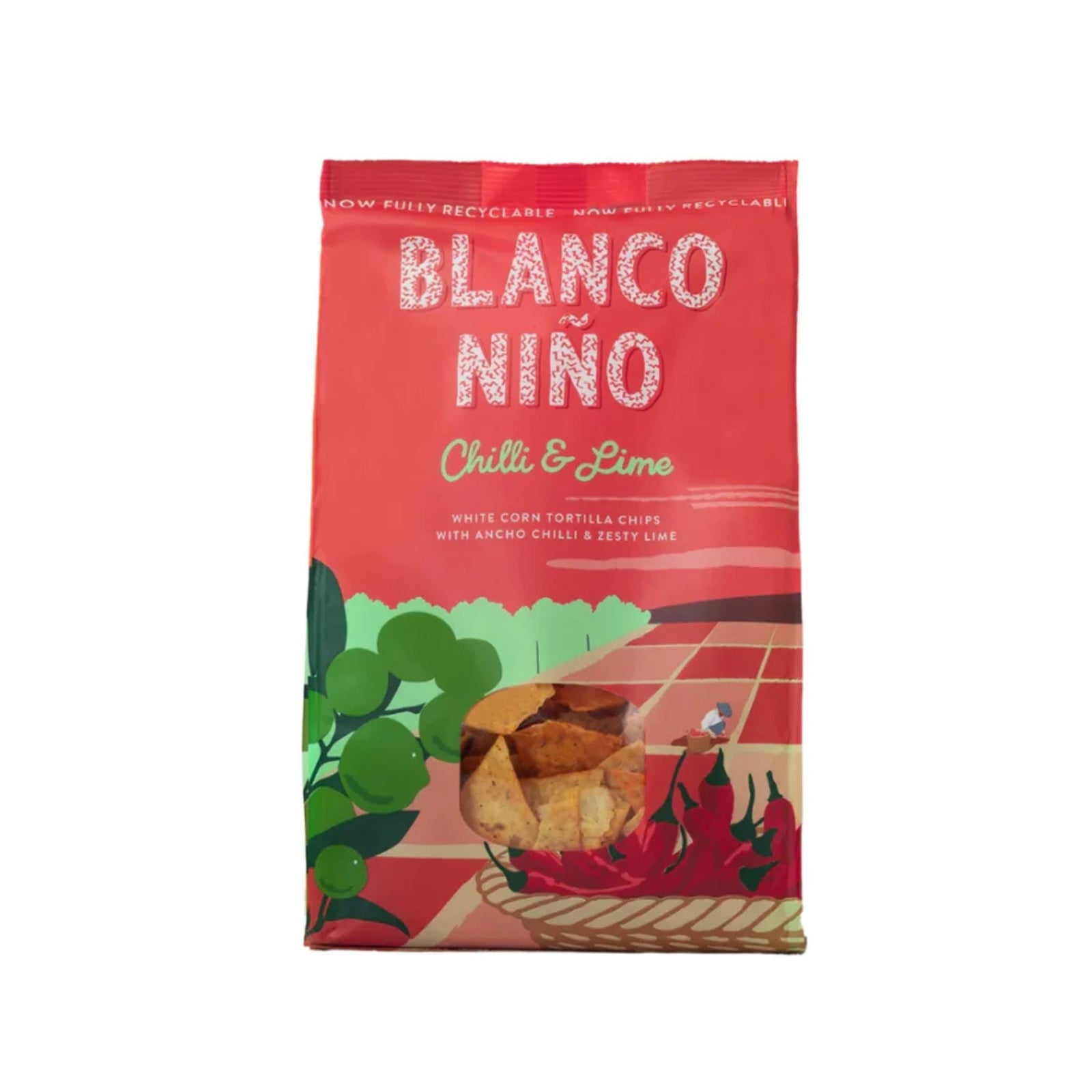 Blanco Nino Tortilla Chip Chilli & Lime 45g - Grape & Bean