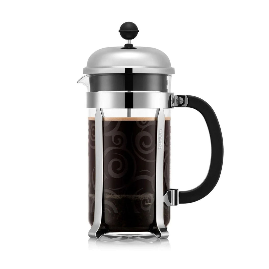 Bodum Chambord French Press Shiny – 8 Cups - Grape & Bean