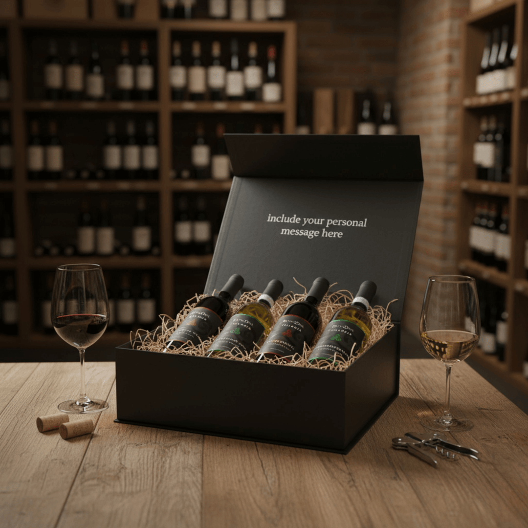 BonaDea Italian Wine Gift Pack - 4 bottles - Grape & Bean