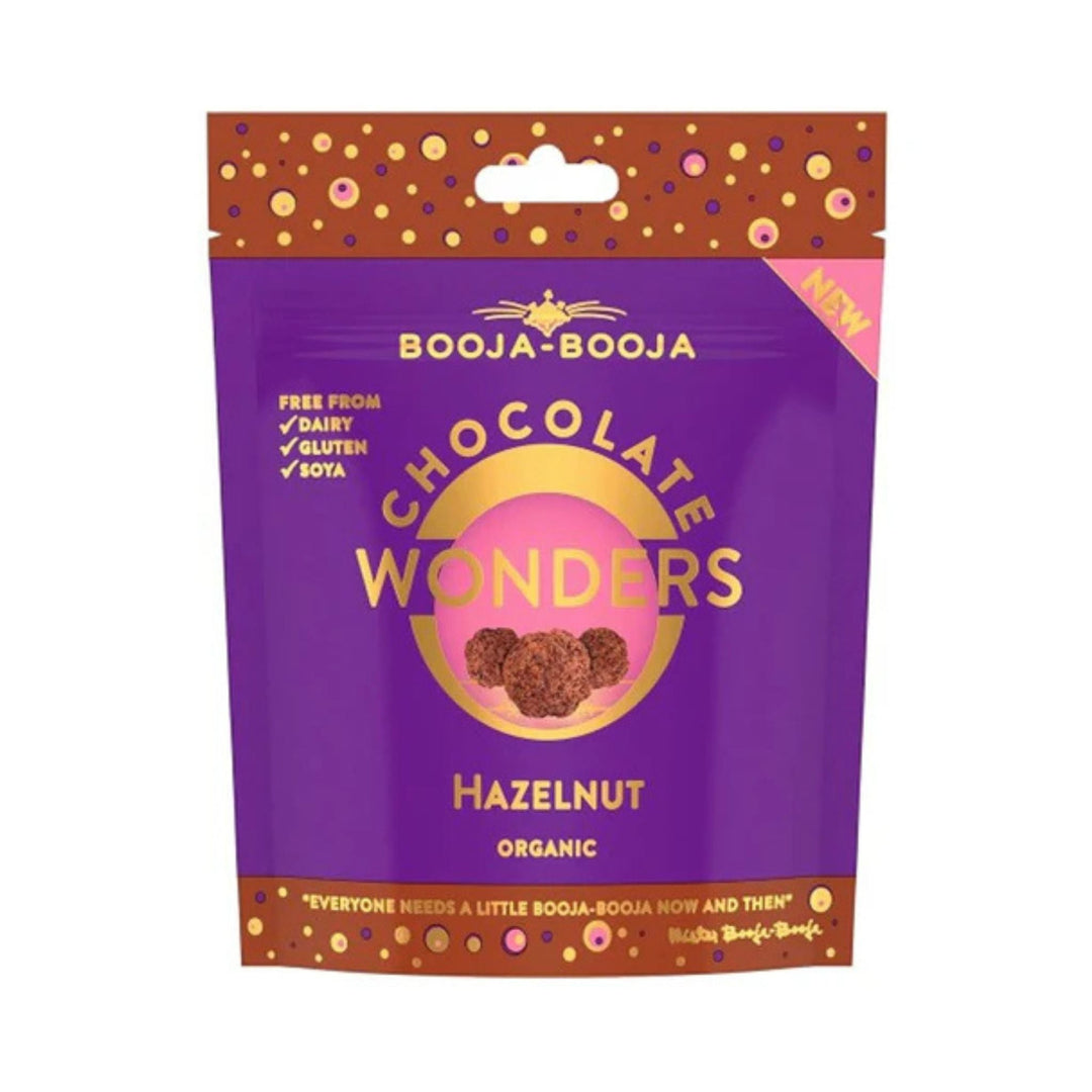 Booja - Booja Hazelnut Chocolate Wonders 65g - Grape & Bean