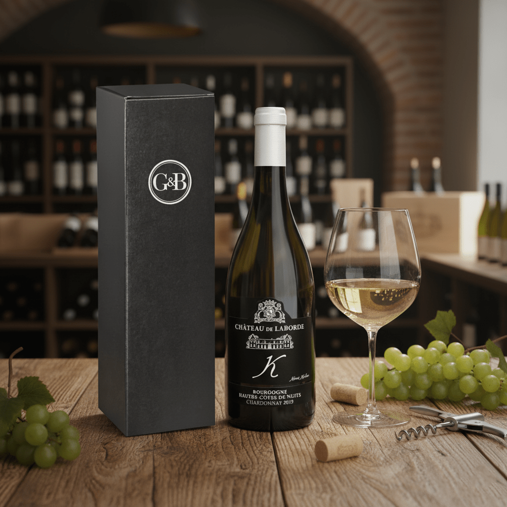 Burgundy Chardonnay Fine Wine Gift - Grape & Bean