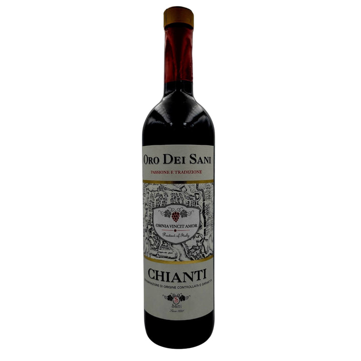 Chianti 4 Bottle Gift Box - Grape & Bean