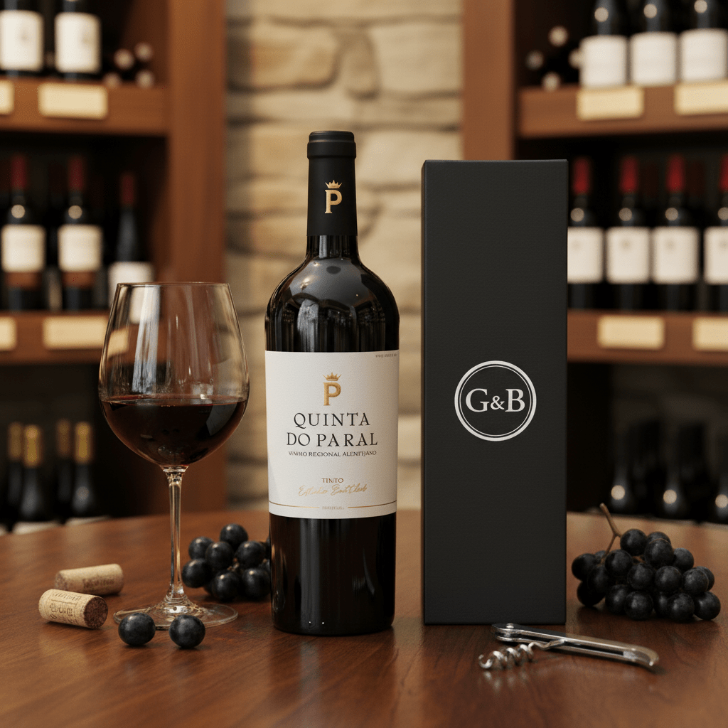 Classic Portuguese Red Wine Gift - Grape & Bean