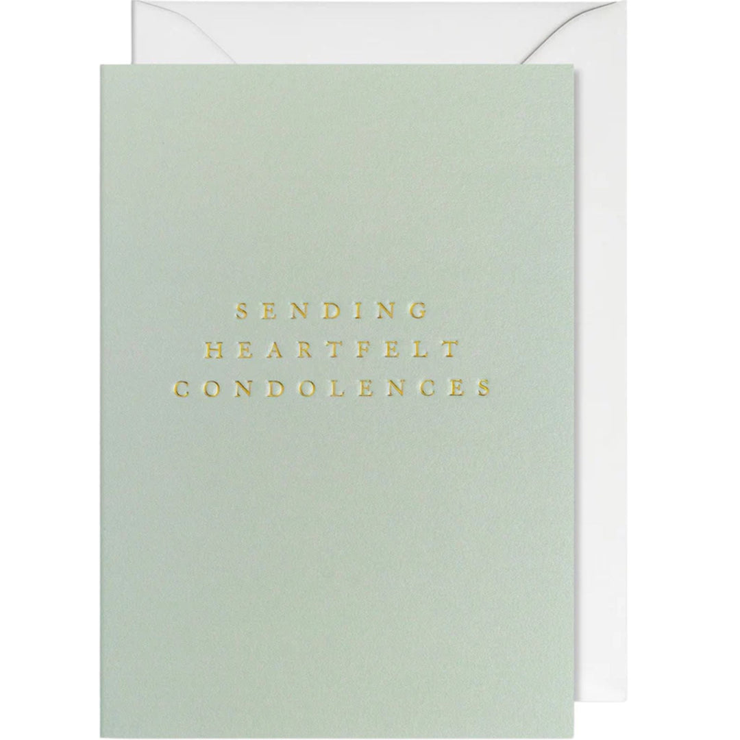 Condolences Card - Grape &amp; Bean