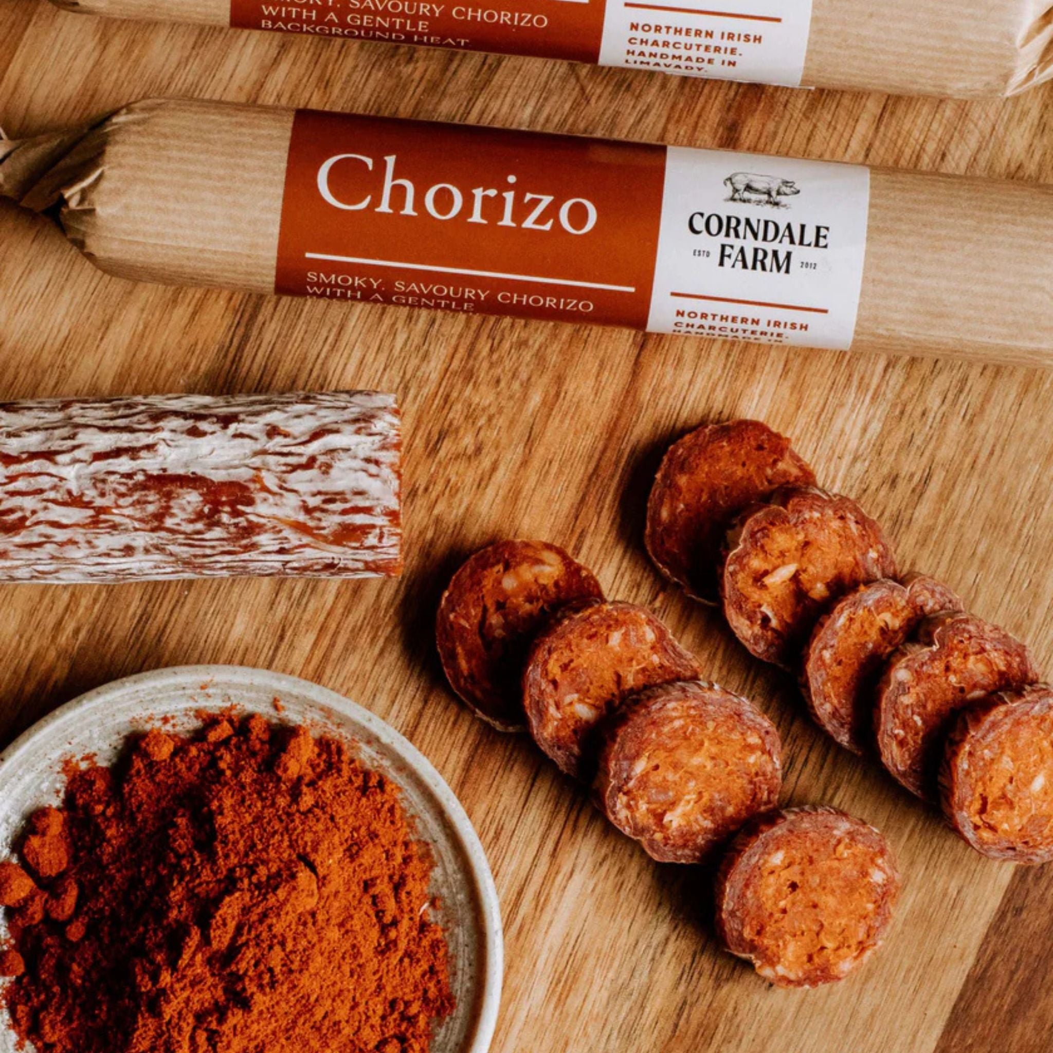 Corndale Farm Chorizo 110g – Grape & Bean