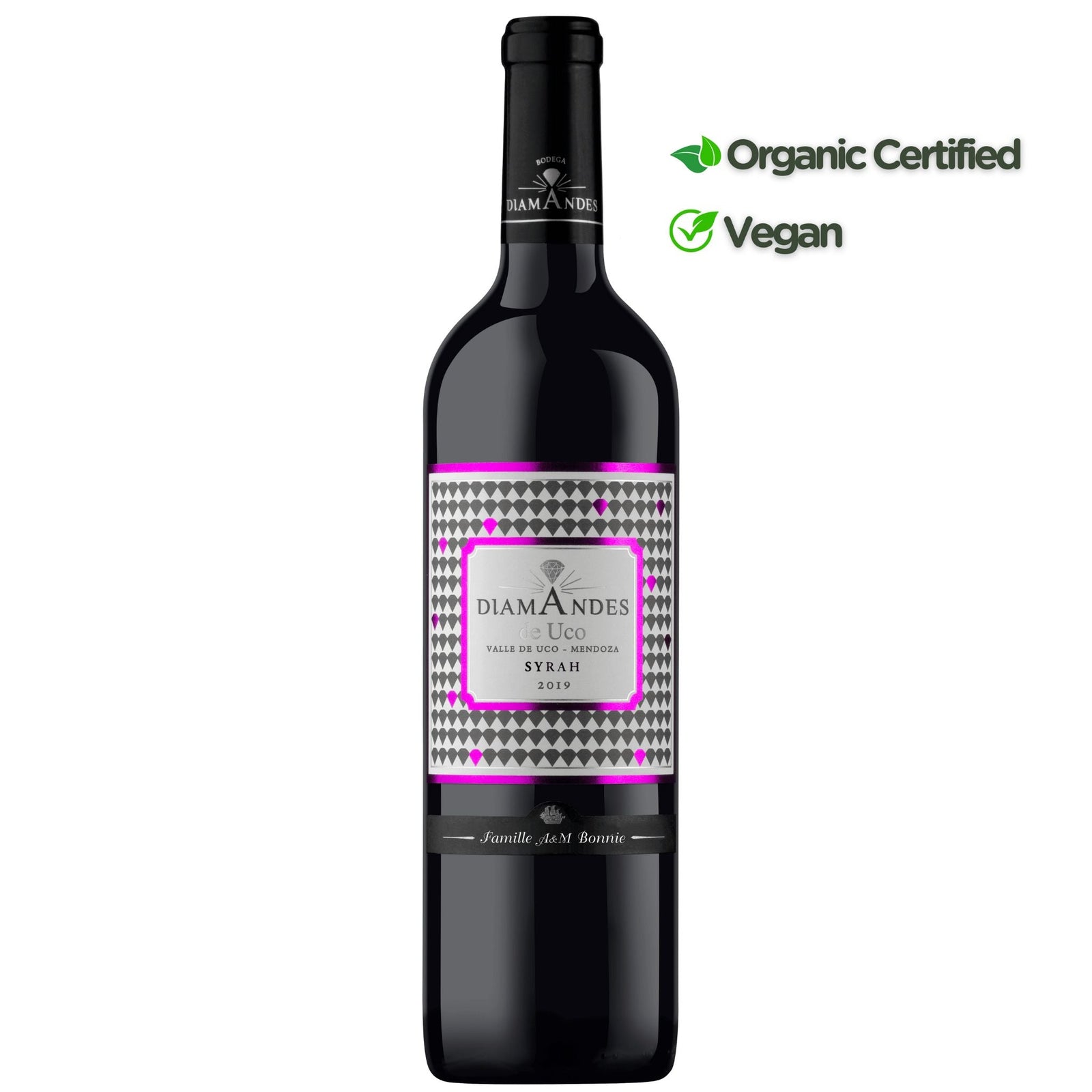 DiamAndes de Uco Syrah Mendoza Argentina - Grape & Bean