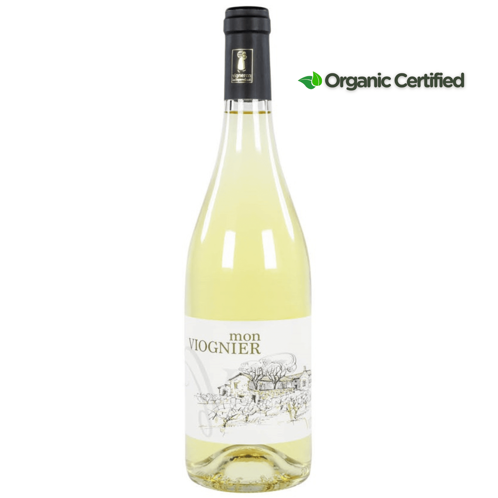 Domaine de Vigier Ardeche Mon Viognier, France - Grape & Bean